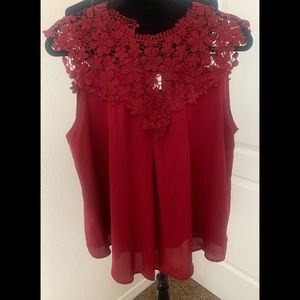 Lace Detail Top XL